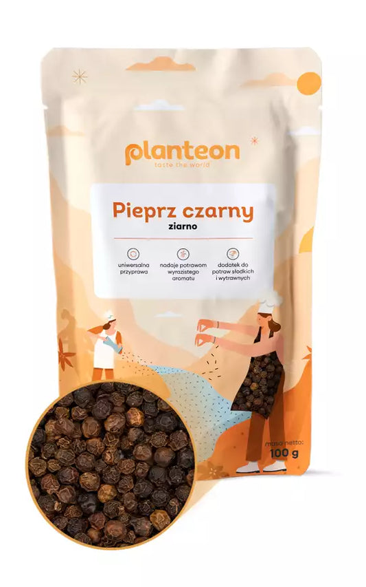 Pieprz czarny ziarno. 100g