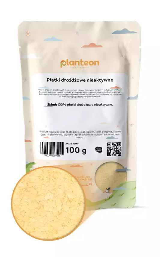 Płatki drożdżowe nieaktywne. 100g